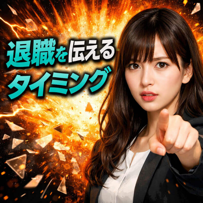 退職を伝えるタイミング